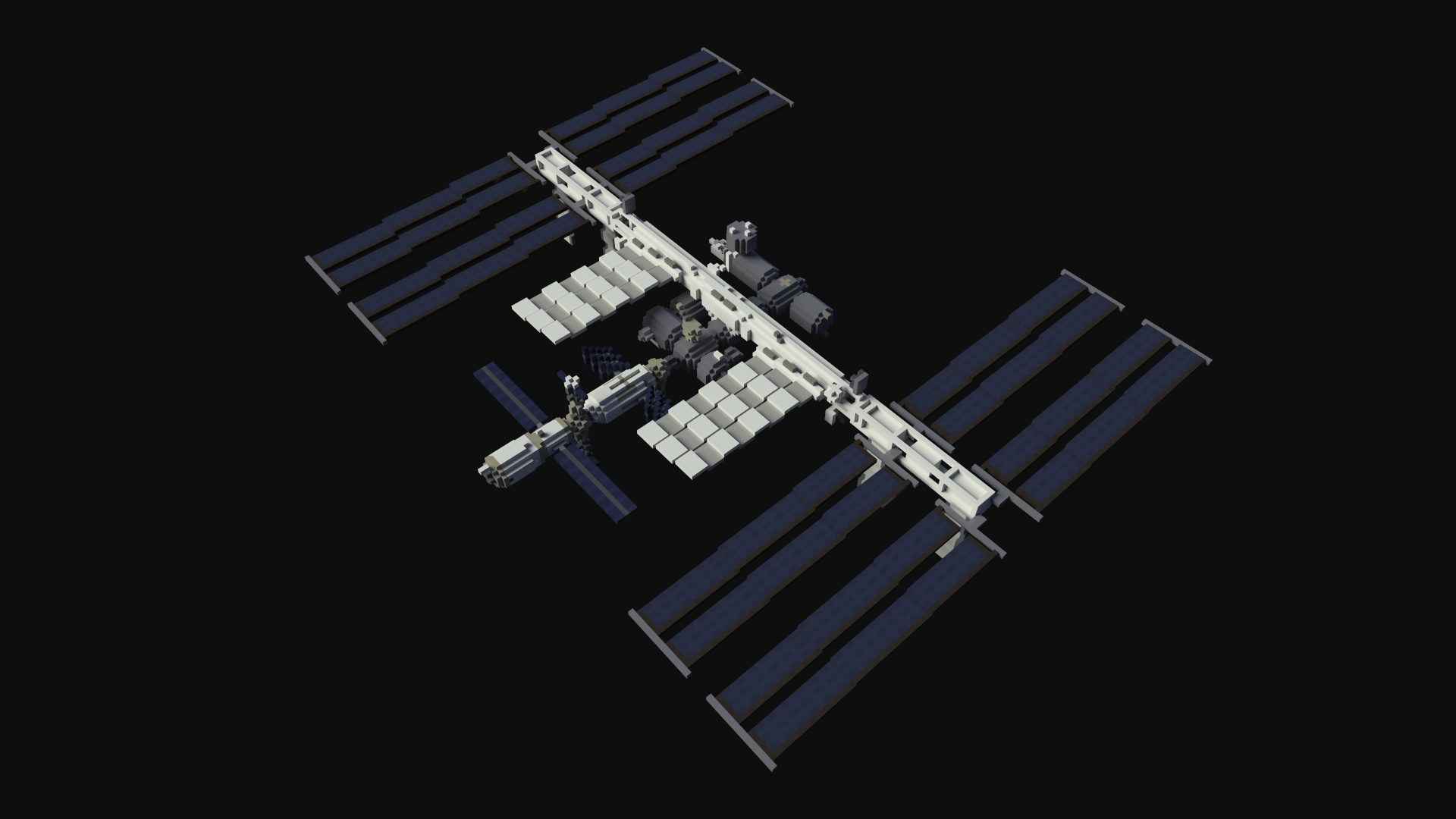 ISS Voxel Art