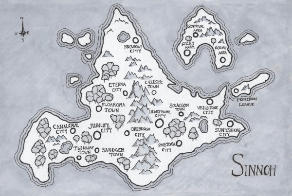 Sinnoh Region Map